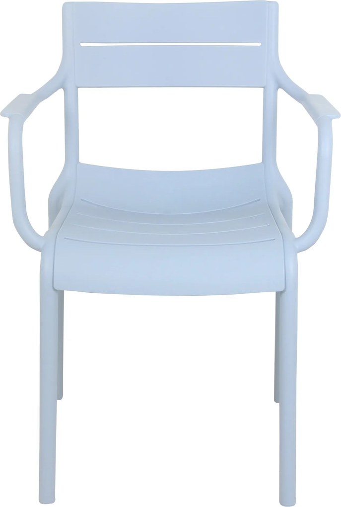 LUSSO blauw - MODERNE STOEL VOOR DE KEUKEN, TERRAS (STAPELBAAR)