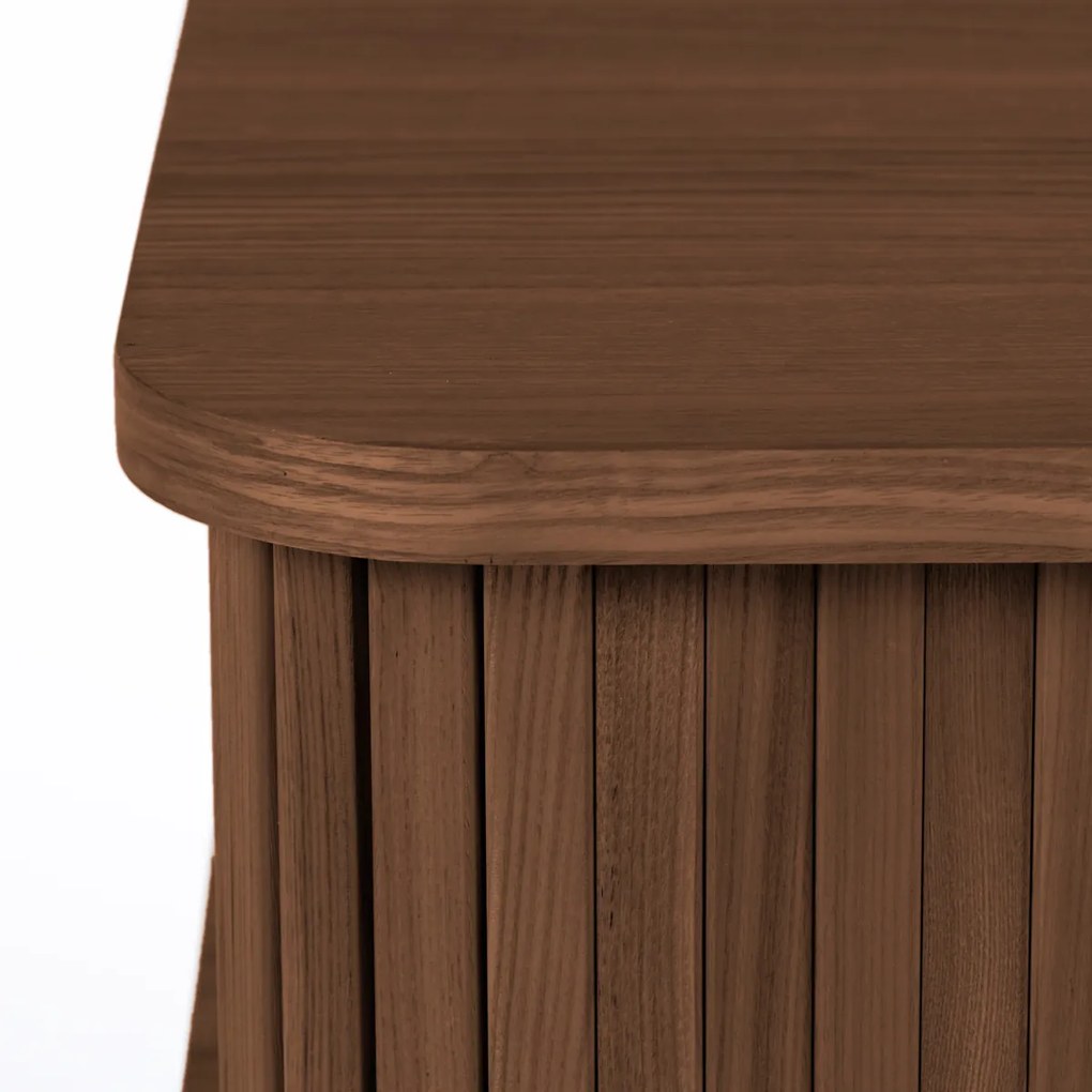Zuiver Barbier Walnut Retro Nachtkastje Walnoot - 45x45x59cm.