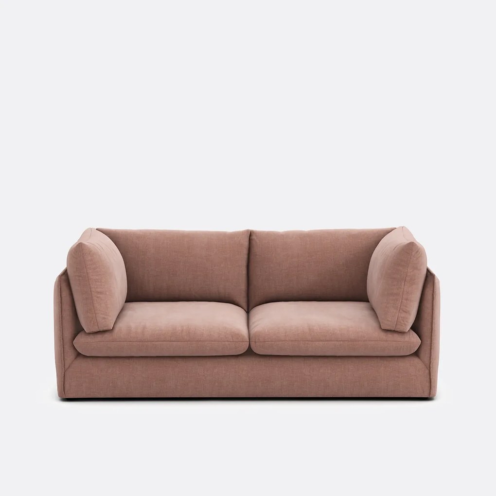 3-zits rechte bank in gestructureerde stof, Malo