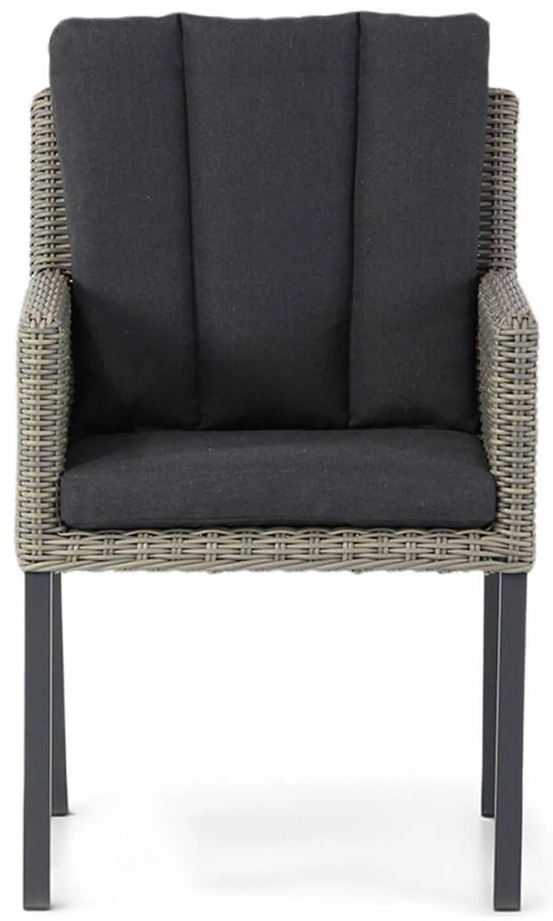 Tuinset 6 personen 260 cm Wicker Taupe Garden Collections Oxbow/San