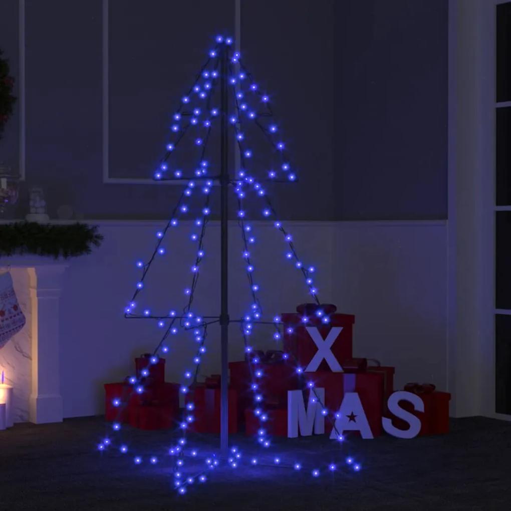 vidaXL Kegelkerstboom 160 LED's binnen en buiten 78x120 cm