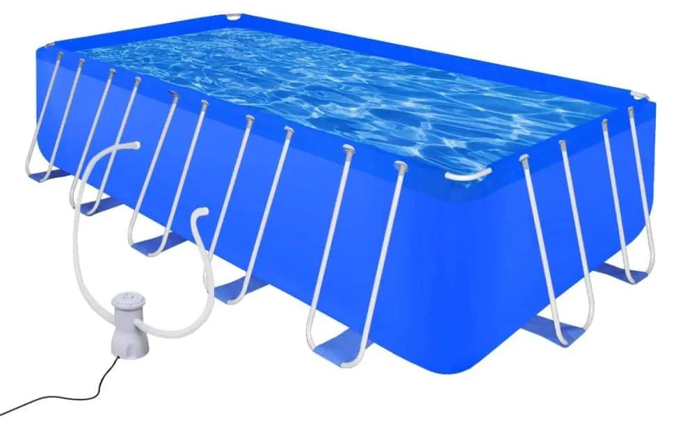 Opbouw zwembad met stalen frame en filterpomp 540 x 270 x 122 cm