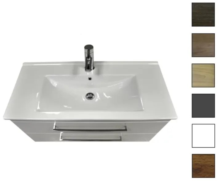 Sanicare Q6 badkamermeubel met 3 laden 100cm belluno