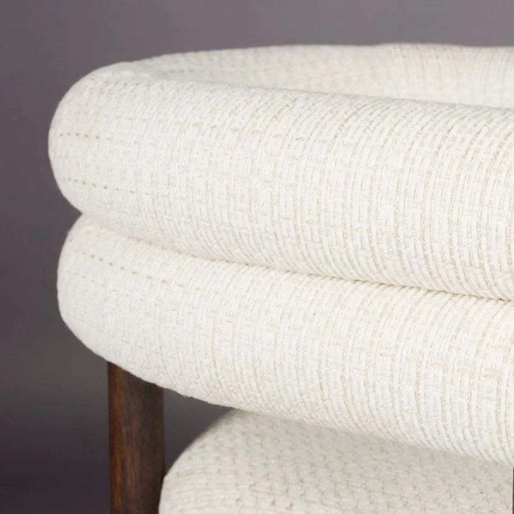 Dutchbone Sela Eetkamerstoel Vintage Walnoot