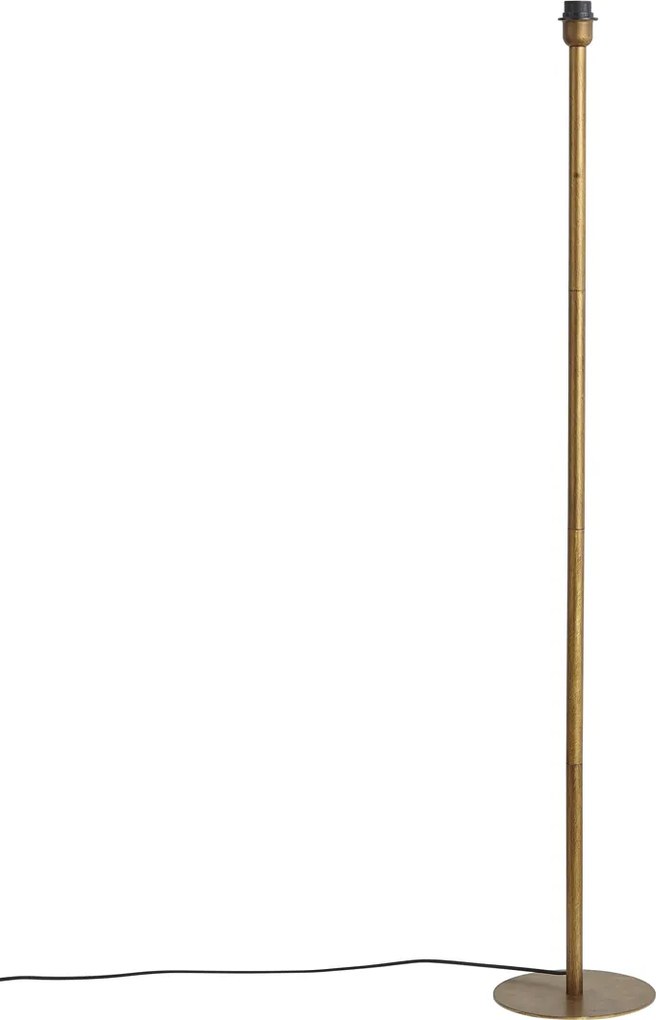 Klassieke vloerlamp goud zonder kap - Simplo