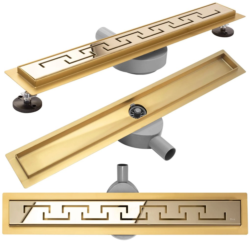 Lineaire afvoer Rea Greek PRO Gold 80