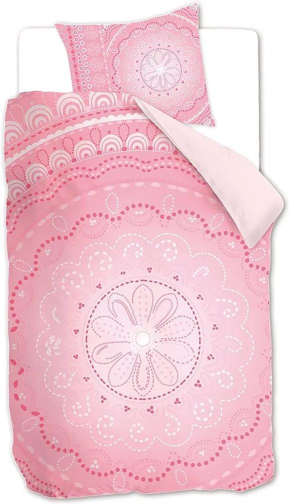 Riverdale | Dekbedovertrek Bloom lengte 200 cm x breedte 140 cm x dikte 0.1 cm roze dekbedovertreksets beddengoed bed & | NADUVI outlet