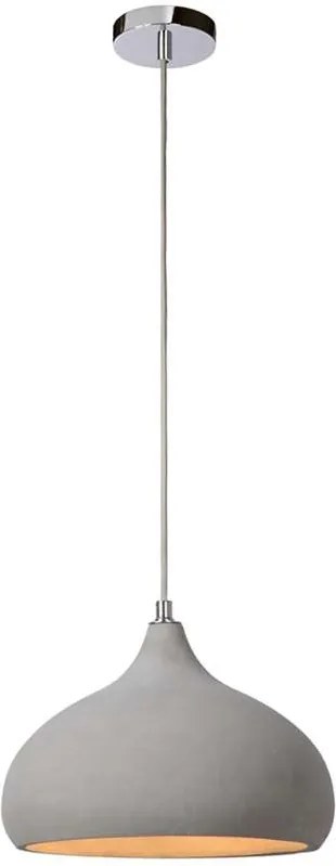 Lucide hanglamp Solo - Ø28 cm - beton - Leen Bakker