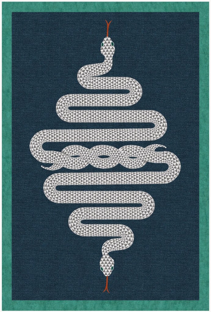 Wasbaar laagpolig vloerkleed Venom van Jonathan Adler