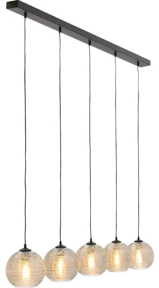 Goossens Hanglamp Soleil, Hanglamp met 5 lichtpunten
