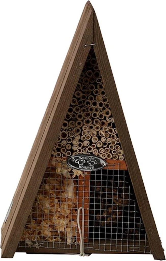 Esschert Design driehoekig insectenhotel