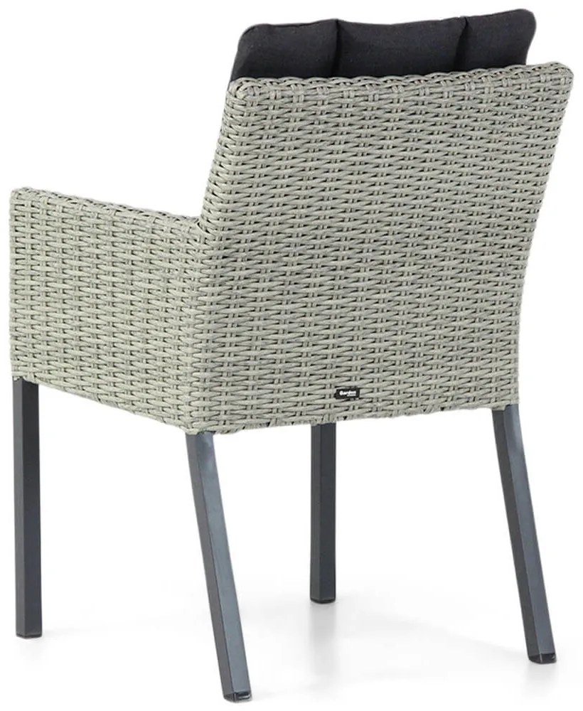 Tuinstoel Wicker Grijs-antraciet Garden Collections Oxbow  New Grey