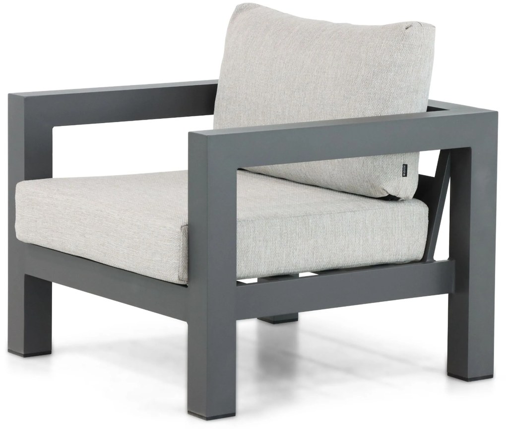 Tuinstoel Aluminium Grijs-antraciet Lifestyle Garden Furniture Luca