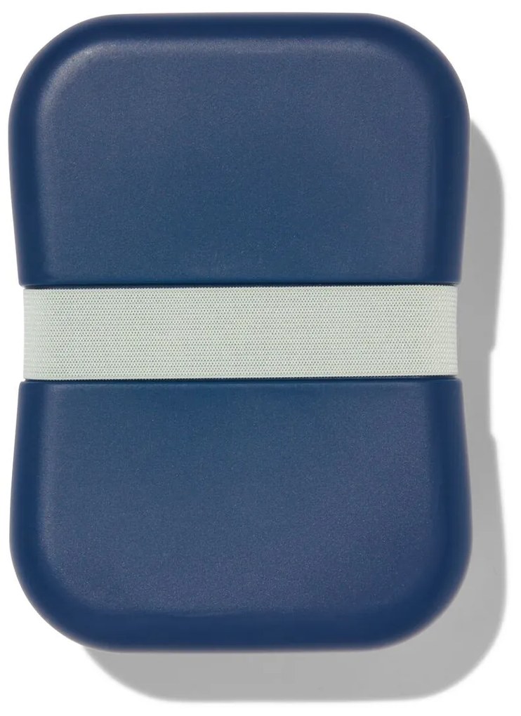 HEMA Lunchbox Met Elastiek Blauw