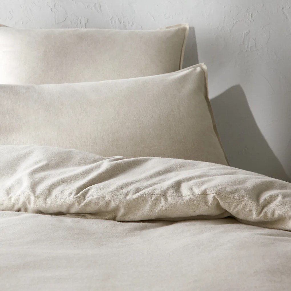 Onderlaken in chambray katoenen flanel, Clara