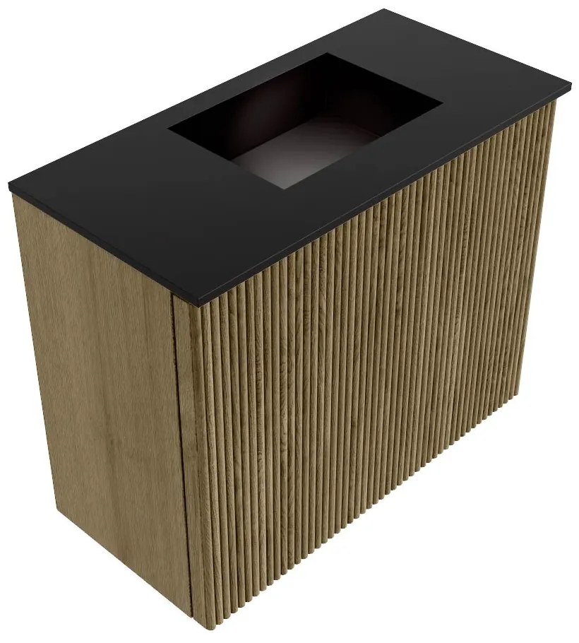 Mondiaz Joya 50cm toiletmeubel dusk met wastafel faye rechts 1 kraangat urban