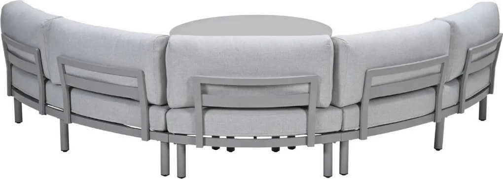 Garden Impressions Mallorca loungeset 4-delig - taupe