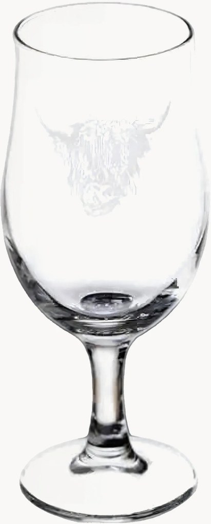 Bierglazen Highland Cow, 2-delig