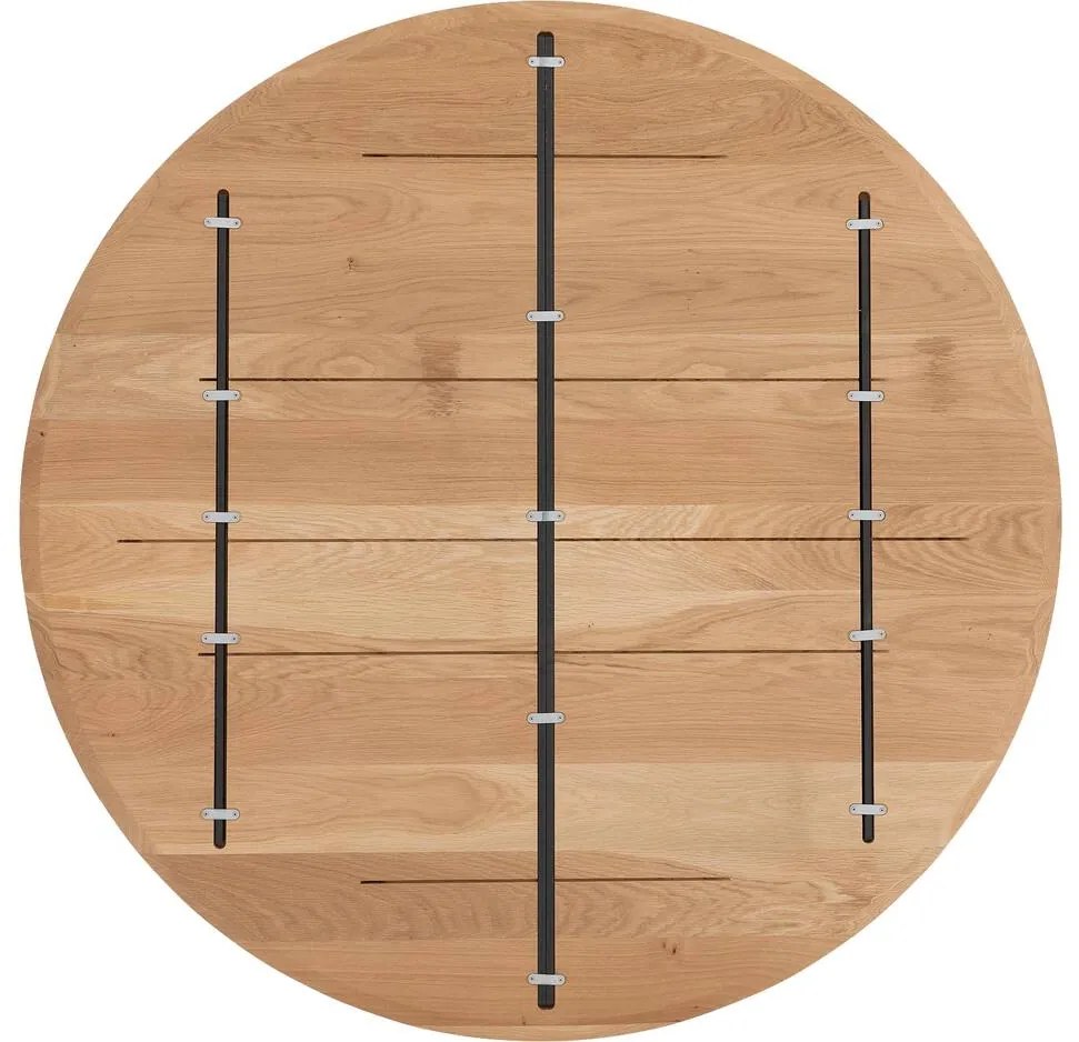 Goossens Excellent Eettafel Uniek, Rond 130 x 130 cm