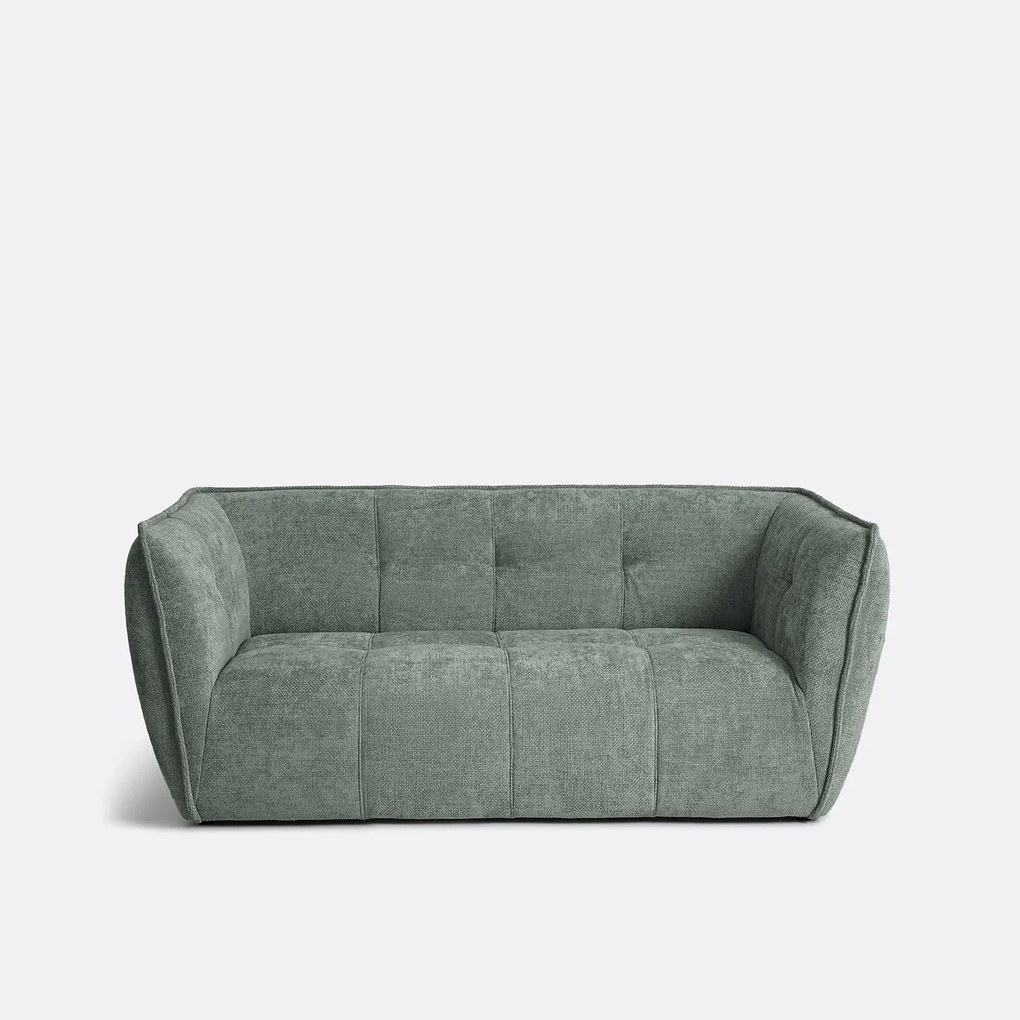 2-zitsbank in gekruist geweven chenille, SIMONE