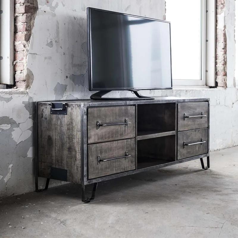 TV-meubel Industrieel - 150x46x60cm.