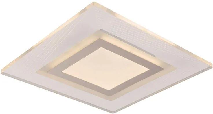 LED plafondlamp Ridon, vierkant