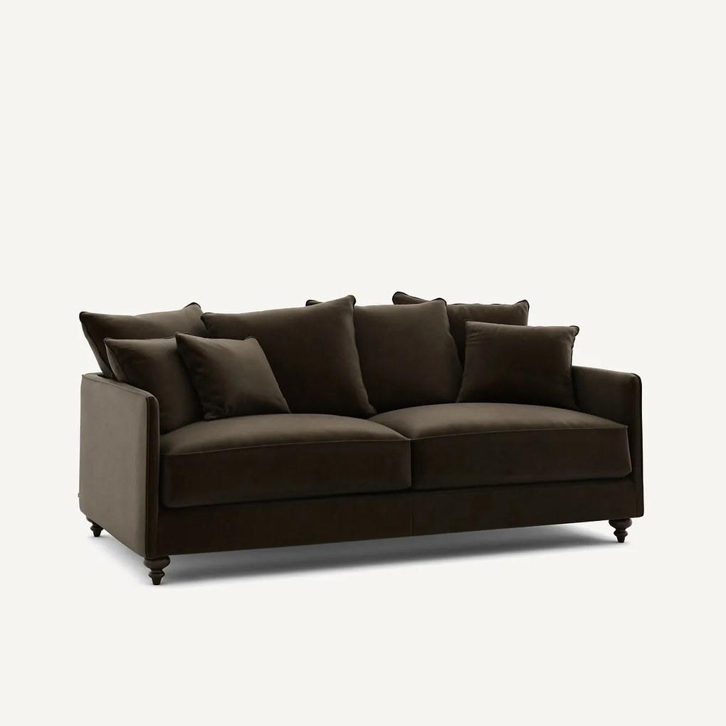 Omvormbare 3-zits fluwelen zetel, Lazare