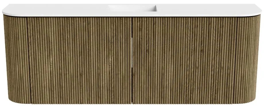 Mondiaz Joya 115cm toiletmeubel ronding links/rechts dusk met wastafel faye midden 1 kraangat talc