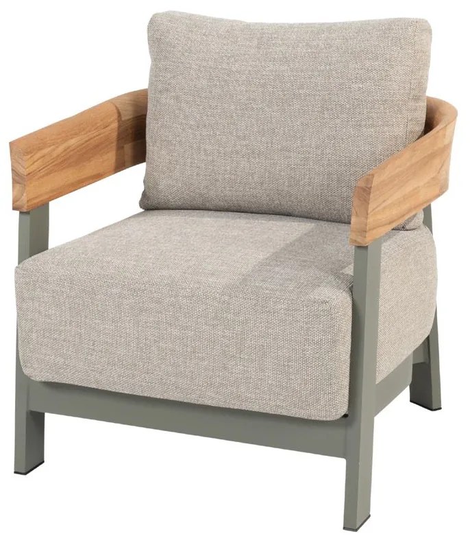 4 Seasons Outdoor Varenna loungestoel olijfgroen SALE weerbestendig