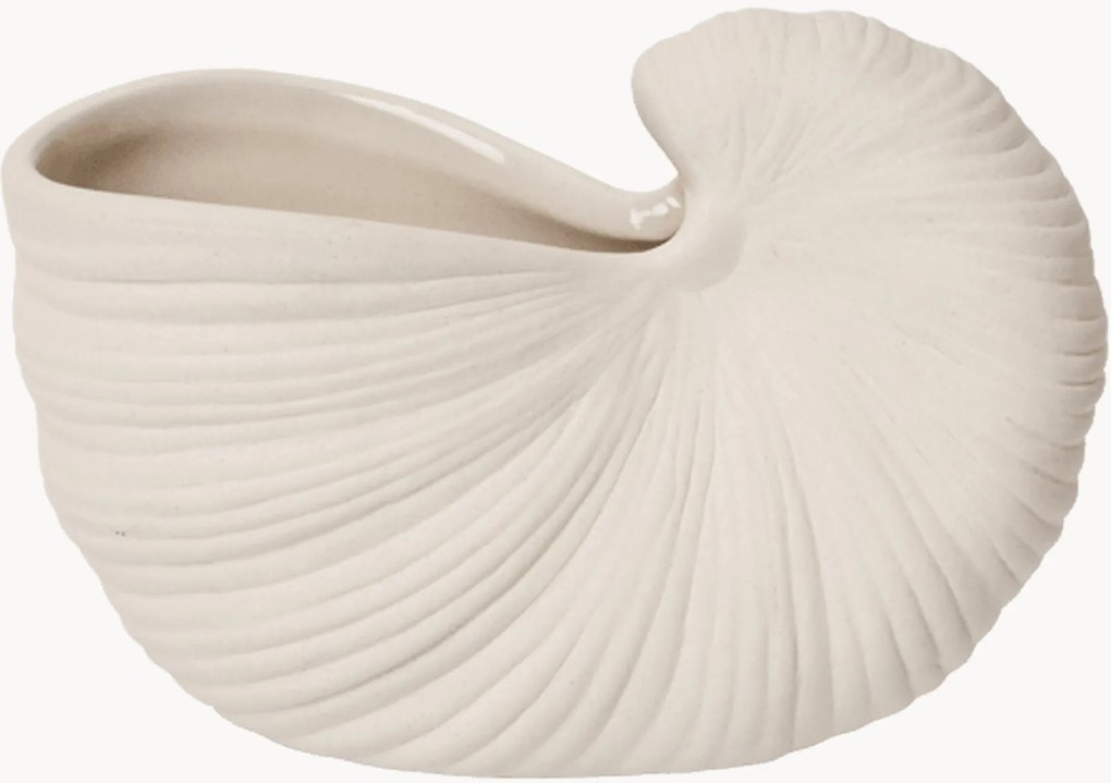Dekselpot Shell in schelp vorm, B 11 cm
