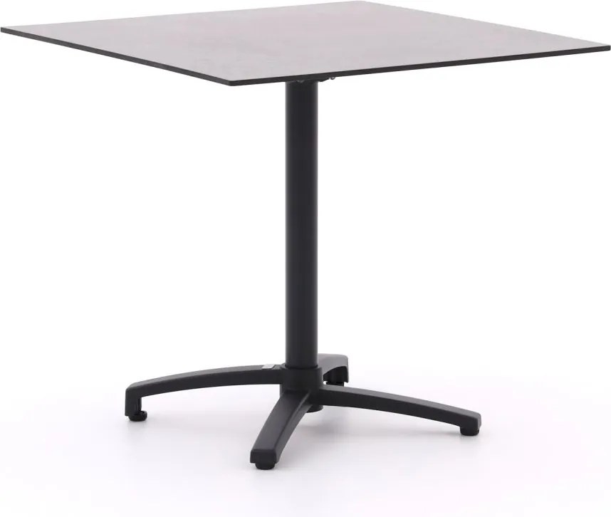 Inklapbare tafel Bellagio  | Vierkant  | Tuintafel Kunststof | 80x80cm | 2 personen | Kees Smit Tuinmeubelen