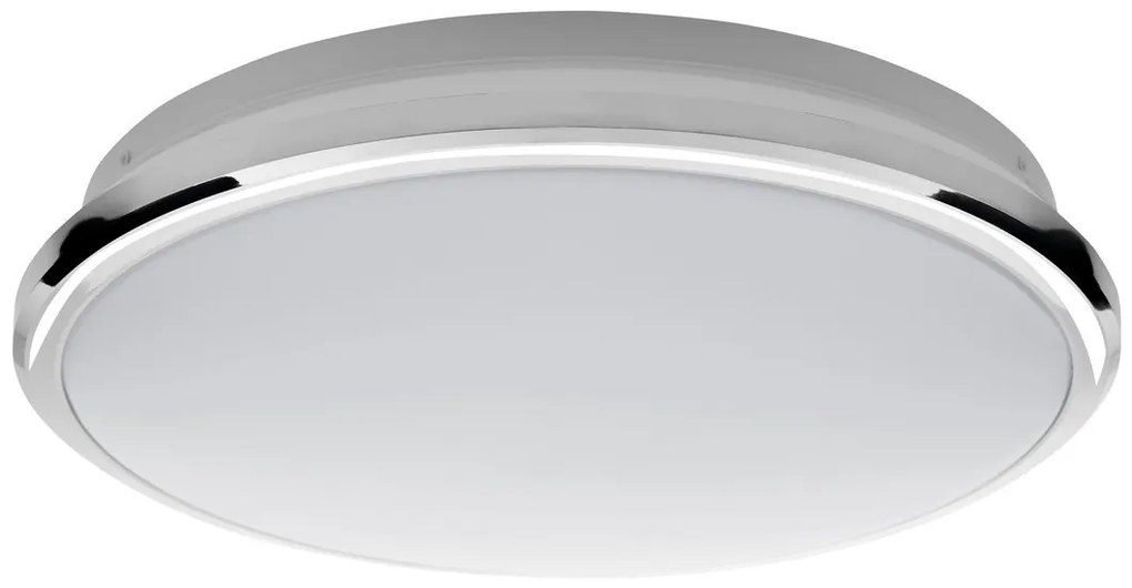 Sapho Silver ronde plafondlamp 28cm dagwit licht chroom