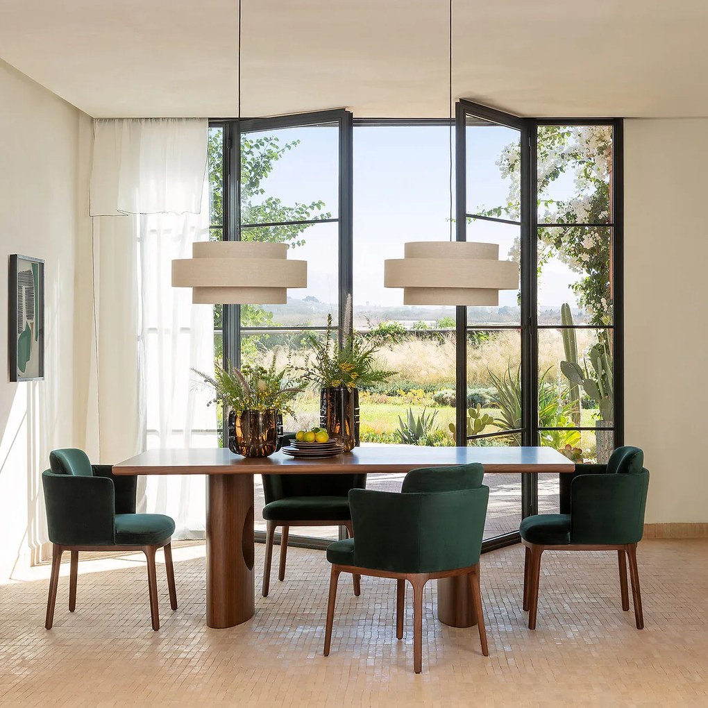 Lampenkap in linnen Souko