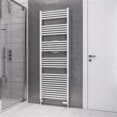 Eastbrook Tuscan Square multirail handdoekradiator 60x180cm 1147W wit glans