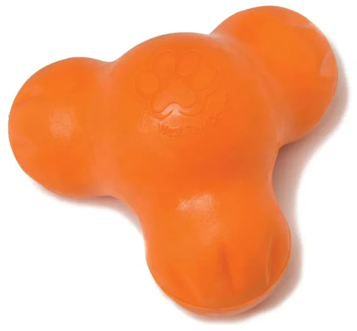 West Paw Hondenspeelgoed met Zogoflex Tux L mandarijnoranje
