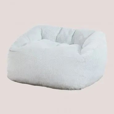 Puff fauteuil in Corduroy (85 cm) Thiago Groen – mint - Sklum