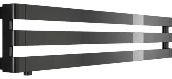 Nemo Stock STEPH designradiator aluminium H 310 x L 1500 mm 363 W kleur zwart verchroomd SE1150003 2E IR 01