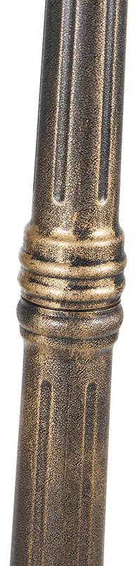 Klassieke lantaarn antiek goud 3-lichts IP44 - Capital