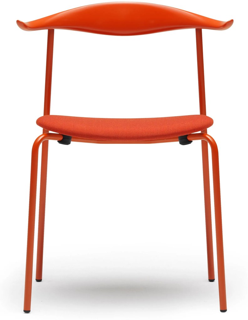 Carl Hansen & Son CH88P stoel gepoedercoat staal Orange Red - Orange Red - Remix 643