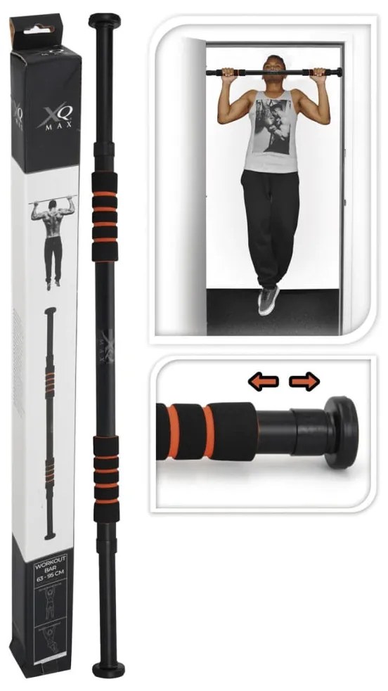 XQ Max Deuroptrekstang uitschuifbaar 63-95 cm