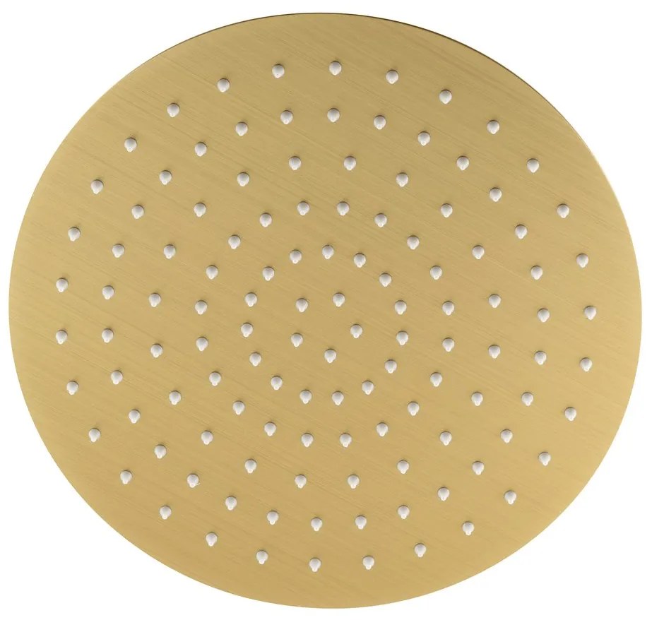 Sapho Moro ronde douchekop 30cm goud mat