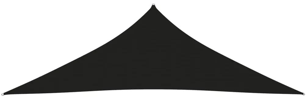 vidaXL Zonnescherm driehoekig 3,5x3,5x4,9 m oxford stof zwart