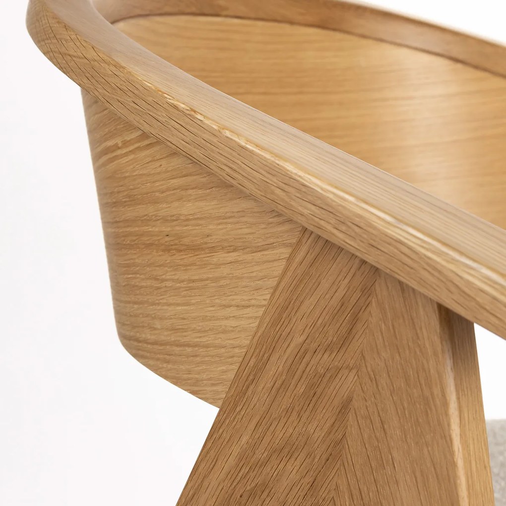 Zuiver Ndsm Design Eetkamerstoel Naturel Hout