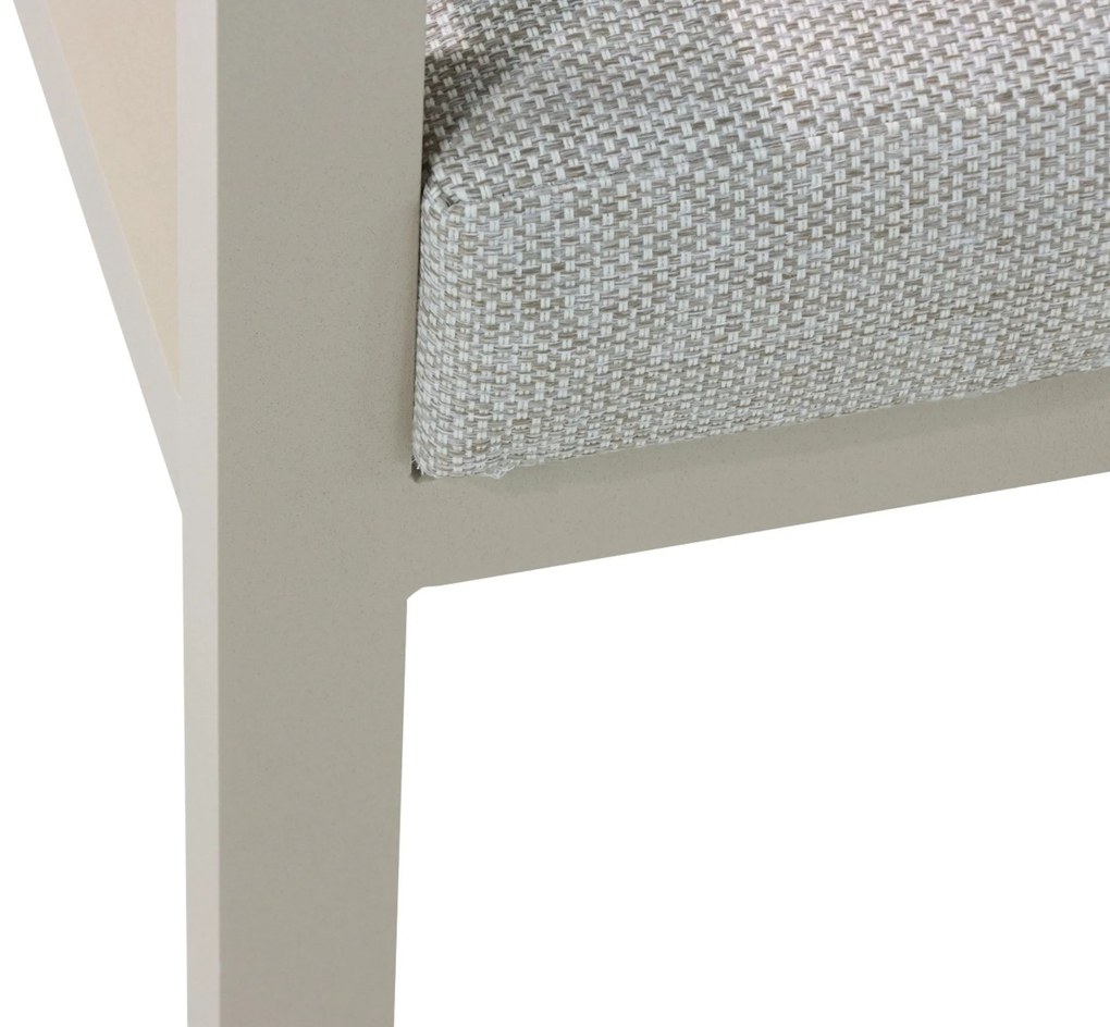 Dining Loungeset 6 personen Aluminium Taupe Lifestyle Garden Furniture Campa