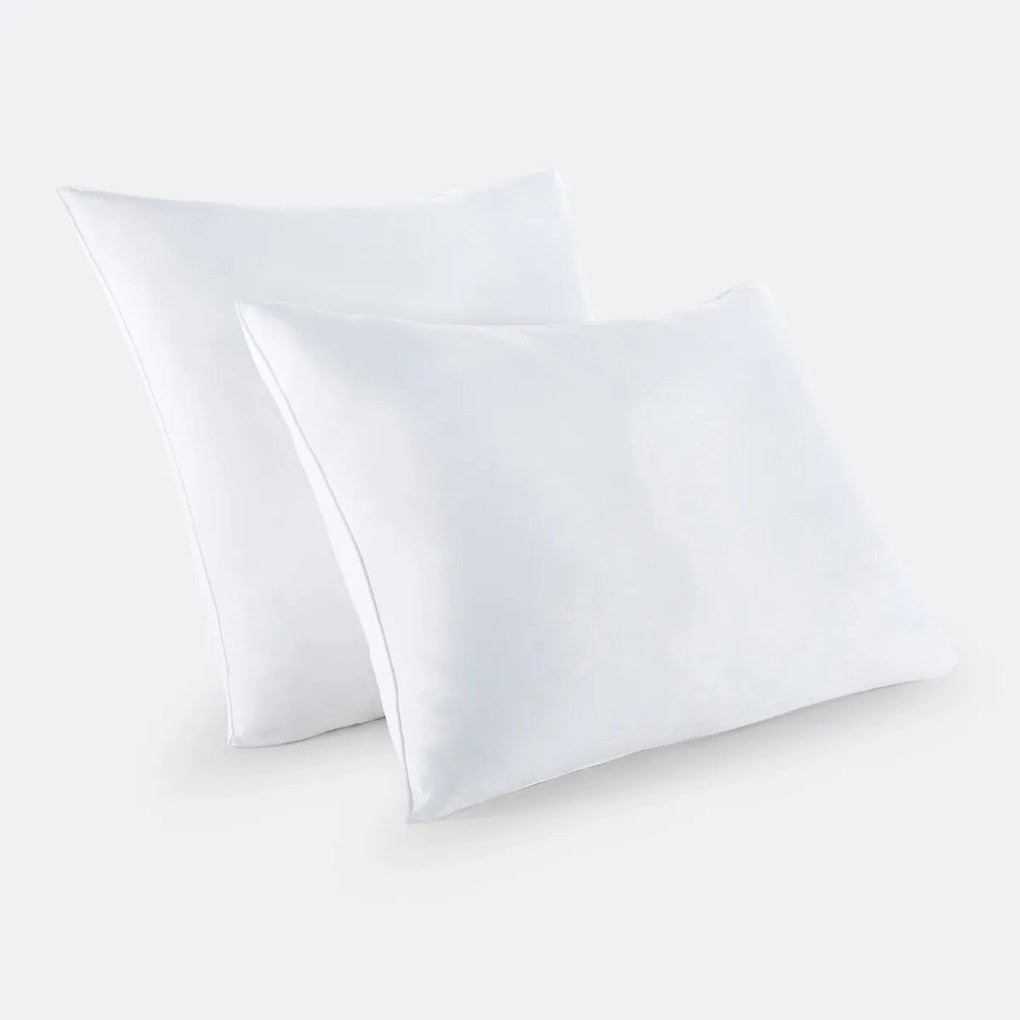 Set van 2 stevige anti-huisstofmijt kussens van microvezel