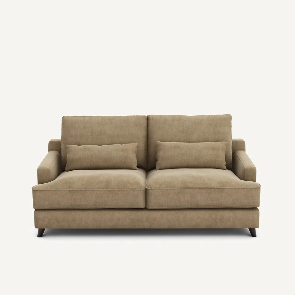 3-zits slaapbank van stonewashed fluweel, ALWINE