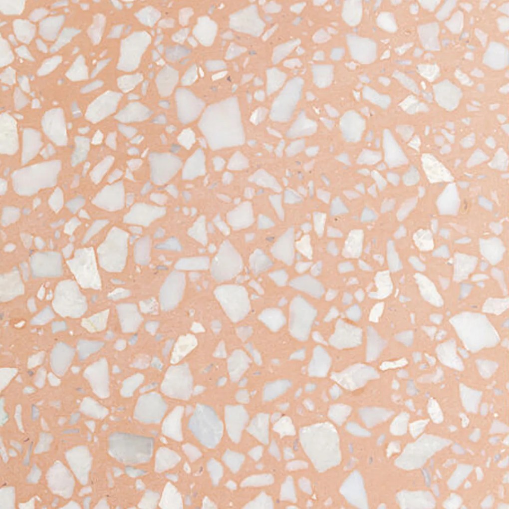 Retro Bijzettafel Roze Terrazzo - 40 X 40cm.