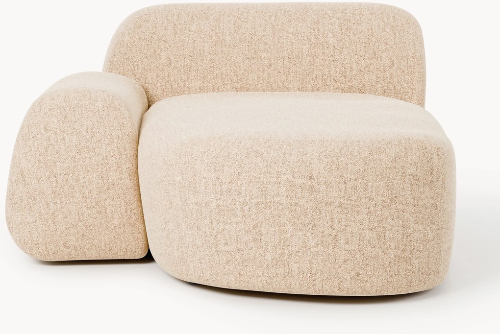Bouclé hoekmodule Wolke