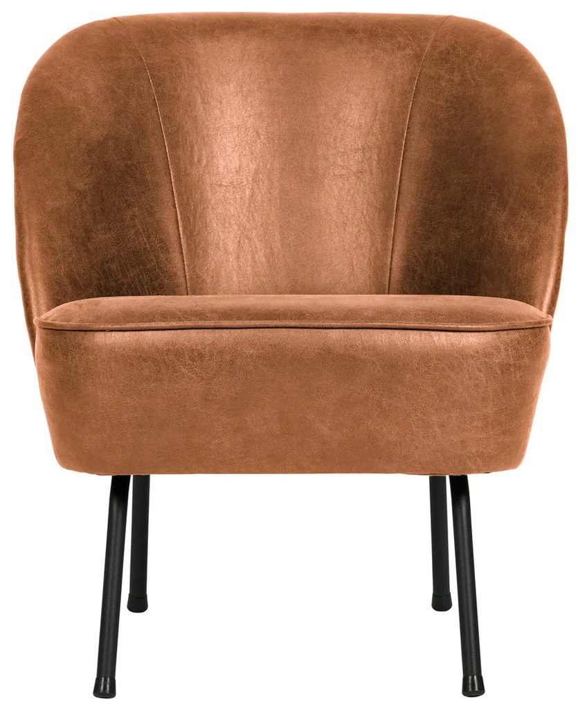BePureHome Vogue Retro Fauteuil Cognac Leer