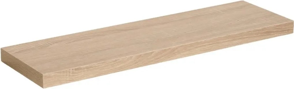 5Five Bassline Zwevende Wandplank - 80 cm - Bruin Eiken - Hout/MDF